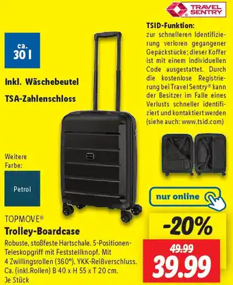 Lidl TOPMOVE Trolley-Boardcase Angebot