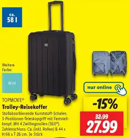 Lidl TOPMOVE Trolley-Reisekoffer Angebot