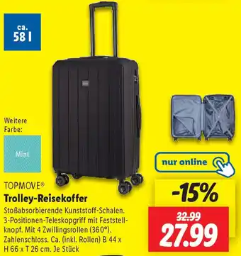 Lidl TOPMOVE Trolley-Reisekoffer Angebot