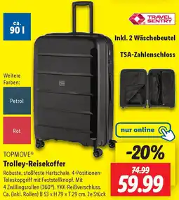 Lidl TOPMOVE Trolley-Reisekoffer Angebot
