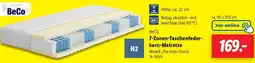 Lidl BeCo 7-Zonen-Taschenfederkern-Matratze Angebot
