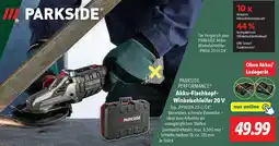 Lidl PARKSIDE PERFORMANCE Akku-Flachkopf Winkelschleifer 20 V Angebot