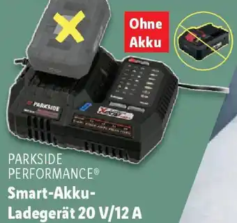 Lidl PARKSIDE PERFORMANCE Smart-Akku Ladegerät 20 V/12 A Angebot