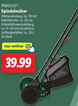 Lidl PARKSIDE Spindelmäher Angebot