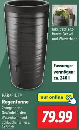 Lidl PARKSIDE Regentonne Angebot