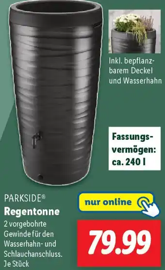 Lidl PARKSIDE Regentonne Angebot