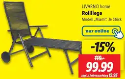 Lidl LIVARNO home Rollliege Angebot