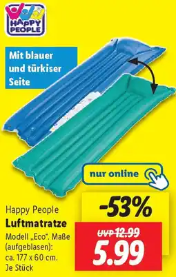 Lidl Happy People Luftmatratze Angebot