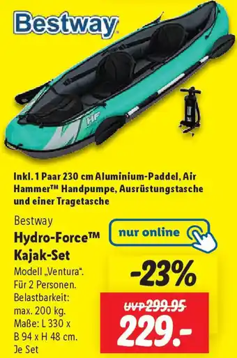 Lidl Bestway Hydro-Force Kajak-Set Angebot