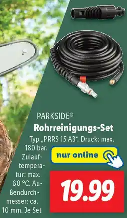 Lidl PARKSIDE Rohrreinigungs-Set Angebot