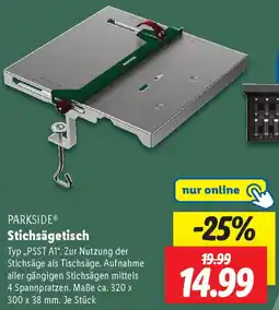 Lidl PARKSIDE Stichsägetisch Angebot