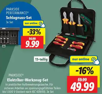 Lidl PARKSIDE Elektriker-Werkzeug-Set Angebot