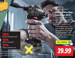 Lidl PARKSIDE PERFORMANCE Akku-Drehschlagschrauber 20 V Angebot