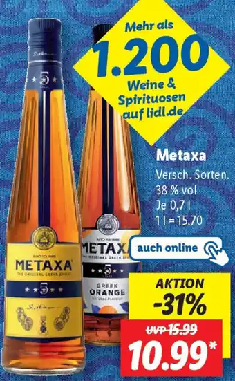 Lidl Metaxa Angebot