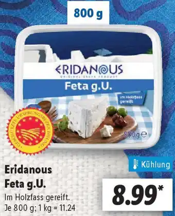 Lidl Eridanous Feta g.U. Angebot