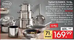 Zurbrüggen RÖSLE Topfset ELEGANCE, 10-tlg., Angebot