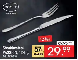 Zurbrüggen RÖSLE Steakbesteck PASSION, 12-tlg. Angebot
