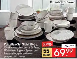 Zurbrüggen Porzellan-Set SIEM 30-tlg. Ritzenhoff & Breker Angebot
