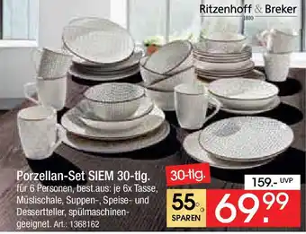Zurbrüggen Porzellan-Set SIEM 30-tlg. Ritzenhoff & Breker Angebot