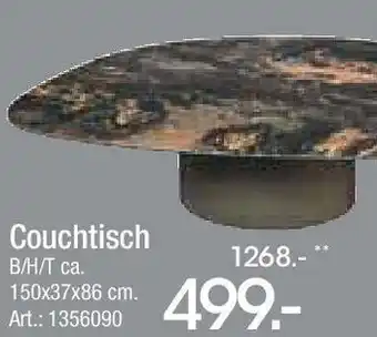 Zurbrüggen Dieter Knoll SORRENTO Couchtisch Angebot