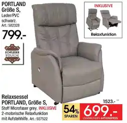 Zurbrüggen Relaxsessel PORTLAND, Größe S, Angebot