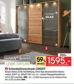 Zurbrüggen Schwebetürenschrank CARDIFF LINEA NATURA Angebot