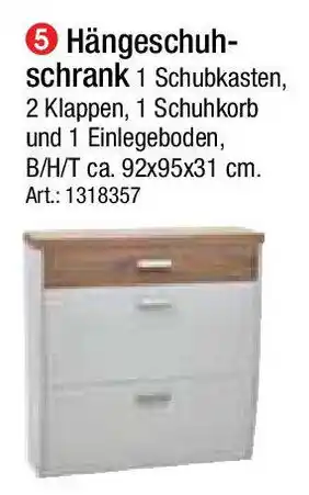 Zurbrüggen Dieter Knoll Hängeschuh- schrank Angebot