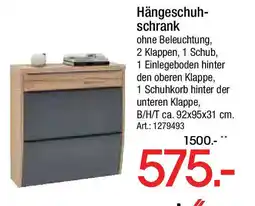 Zurbrüggen Dieter Knoll Hängeschuh- schrank Angebot