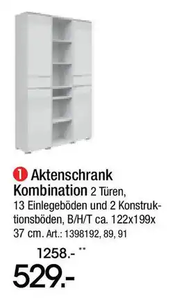 Zurbrüggen Dieter Knoll Aktenschrank Kombination Angebot