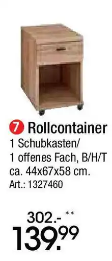 Zurbrüggen LINEA NATURA Rollcontainer Angebot