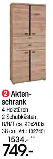 Zurbrüggen LINEA NATURA Akten- schrank Angebot