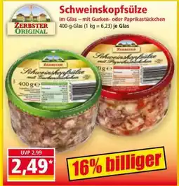 Norma Schweinskopfsülze Angebot