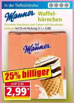 Norma Manner Waffelhörnchen Angebot