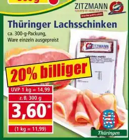 Norma Thüringer Lachsschinken Angebot