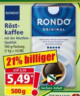 Norma Röstkaffee Angebot