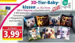 Norma 3D-Tier-baby-Kissen Angebot