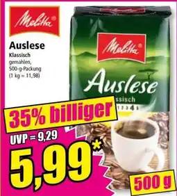 Norma Auslese Angebot