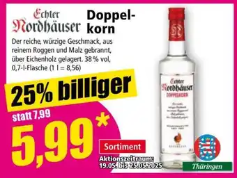 Norma Echter Nordhäuser Doppelkorn Angebot