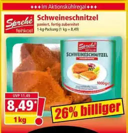 Norma Schweineschnitzel Angebot