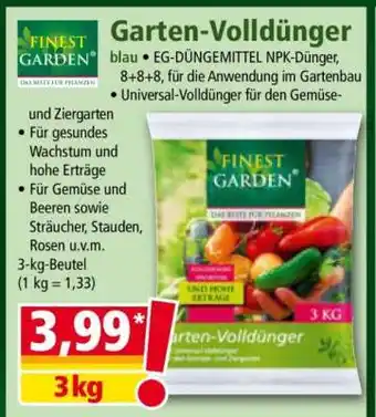 Norma Garten-Volldünger Angebot