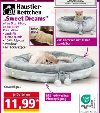 Norma Haustier-Bettchen „Sweet Dreams“ Angebot