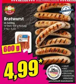 Norma Bratwurst Angebot