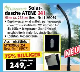 Norma Solar-dusche ATENE 24 l Angebot
