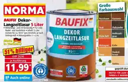 Norma BAUFIX Dekor-Langzeitlasur 5 Liter Angebot