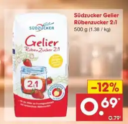 Netto Marken-Discount Südzucker Gelier Rübenzucker 2:1 Angebot