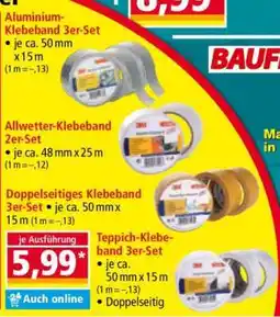Norma Teppich-Klebeband 3er-Set Angebot