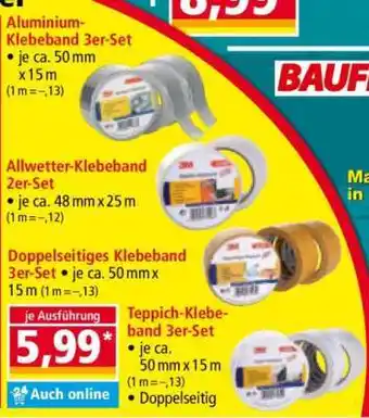 Norma Teppich-Klebeband 3er-Set Angebot