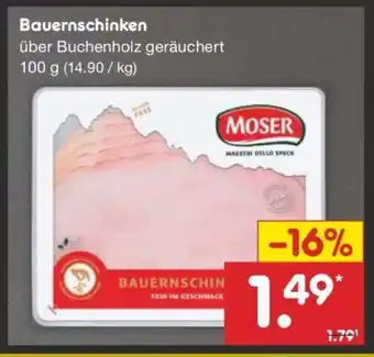 Netto Marken-Discount Bauernschinken Angebot
