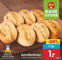 Netto Marken-Discount Schnittbrötchen Angebot