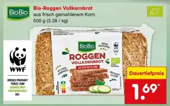 Netto Marken-Discount Bio-Roggen Vollkornbrot Angebot